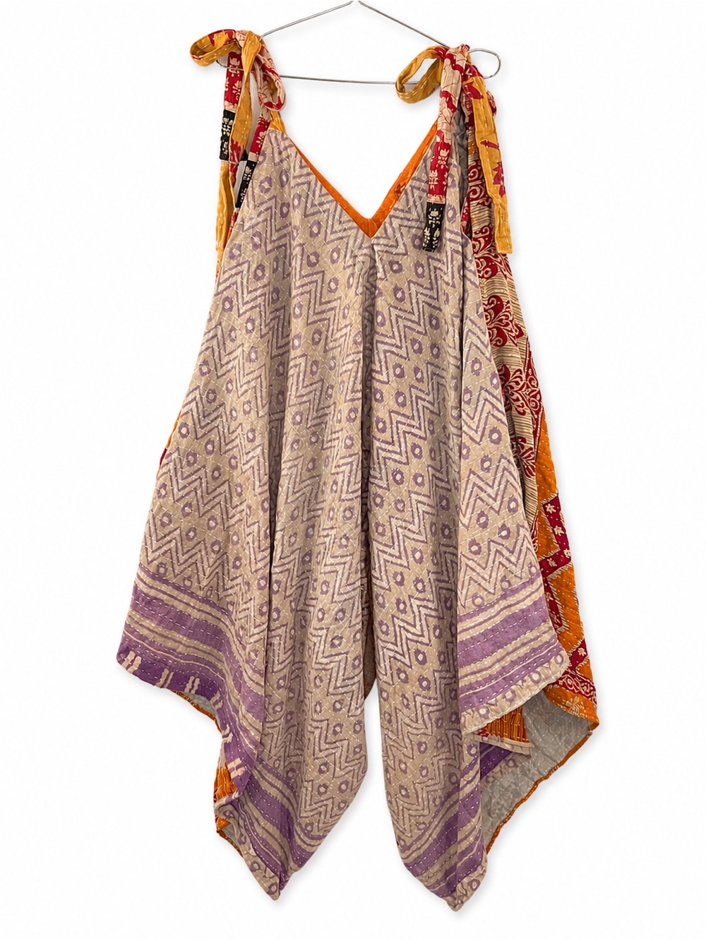 Kantha | Reversible | Jumper | Tie-Shoulder | Handkerchief | One Size